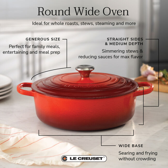Signature Round Wide Oven Le Creuset®